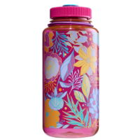 Nalgene Tritan Sustain Bottle Psychedelic Botanical Print Wide Mouth 1 Litre