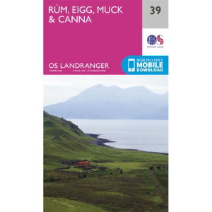 OS Landranger 39 Paper - Rùm, Eigg, Muck & Canna 1:50,000