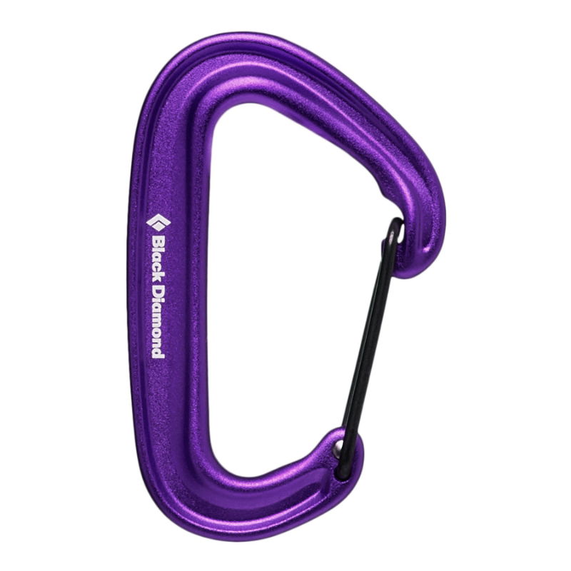 Black Diamond Miniwire Karabiner Purple