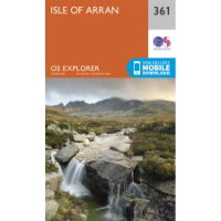 OS Explorer 361 Paper - Isle of Arran 1:25,000