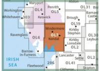 OS OL/Explorer 7 The English Lakes South-Eastern Area adjacent