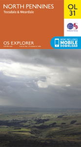 OS Explorer/OL31  Paper - North Pennines 1:25,000