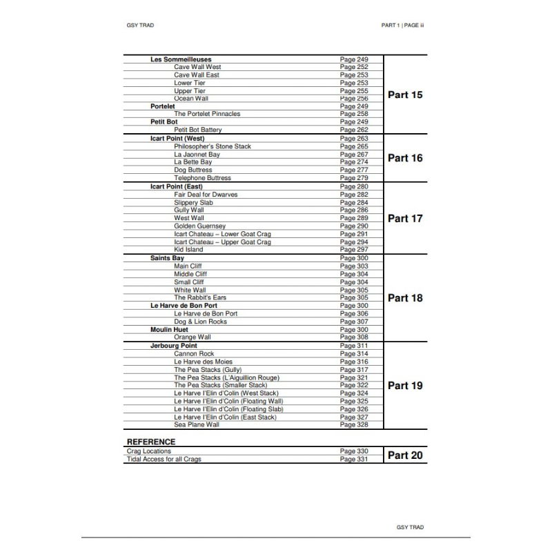 GSY Trad contents