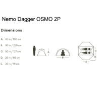 Nemo Dagger OSMO Lightweight Backpacking 2 Person Tent