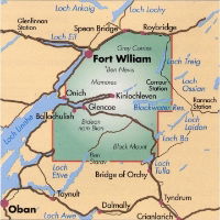 BMC Waterproof Mountain Map - Ben Nevis & Glencoe coverage