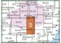 OS OL/Explorer 52 Paper - Glen Shee & Braemar adjacent