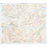 OS Explorer 414 Paper Glen Shiel & Kintail Forest 1:25,000 north sheet