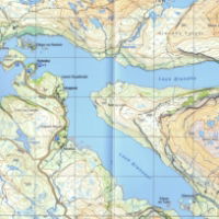 BMC Waterproof Mountain Map Assynt 1:40,000 detail