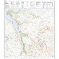 OS Explorer 436 Paper - Beinn Dearg & Loch Fannich 1:25,000 north sheet