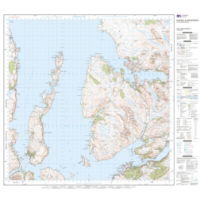 OS Landranger 24 Paper - Raasay & Applecross 1:50,000 sheet