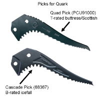 Petzl Quad and Cascade Picks