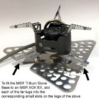 MSR Trillium Stove Base with MSR XGK EX