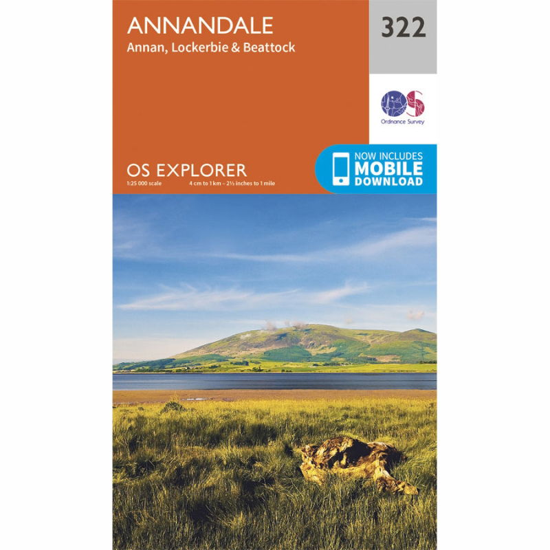 OS Explorer 322 Paper - Annandale 1:25,000