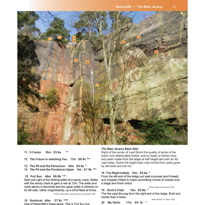 Shropshire, The West Midlands and The Marches Rock Climbing Guidebook