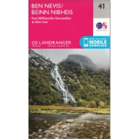 OS Landranger 41 Paper - Ben Nevis 1:50,000