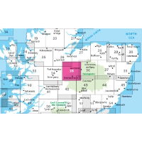 OS Landranger 35 Paper - Kingussie & Monadliath Mountains 1:50,000 adjacent