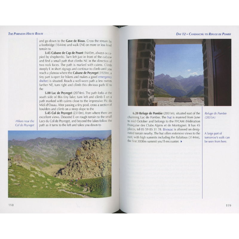 The Pyrenean Haute Route pages