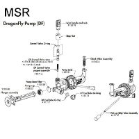 MSR Duraseal DragonFly Fuel Pump diagram