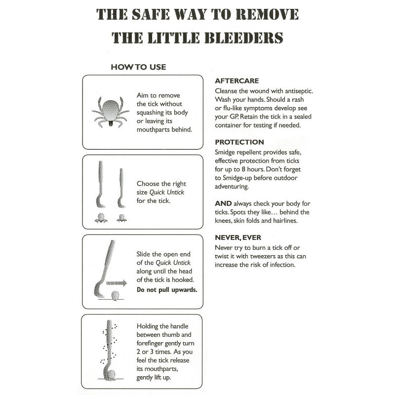 Smidge Quick Untick Hooks Instructions