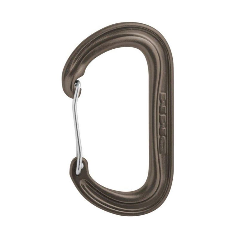 DMM WallDO Oval Wiregate Karabiner Matt Grey