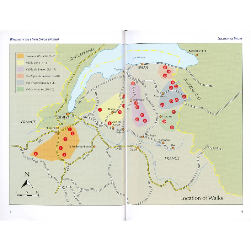 Walking in the Haute Savoie: North coverage