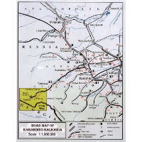 West Col Map & Guide - Elbrus - Upper Baksan Valley coverage