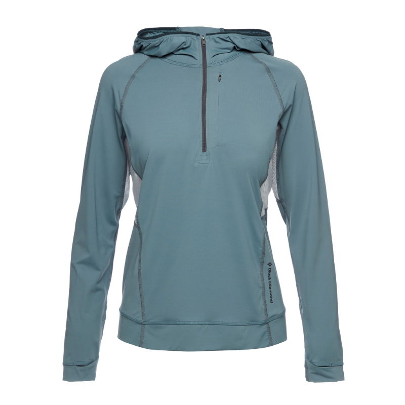 Black Diamond Women's Alpenglow Pro Hoody Storm Blue