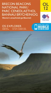 OS OL/Explorer 12 Paper - Brecon Beacons Western Area