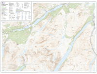 OS OL/Explorer 50 Paper - Ben Alder, Loch Ericht & Loch Laggan sheet