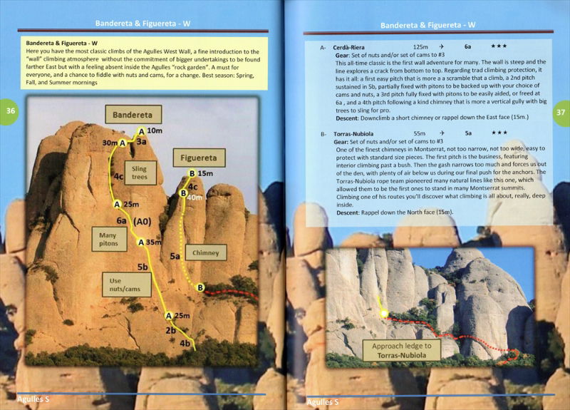 Montserrat Free Climbs pages