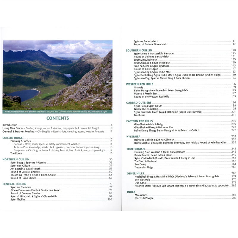 The Cuillin and Other Skye Mountains contents