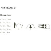 Nemo Kunai 2 Person Tent