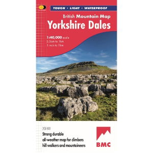 BMC Waterproof Mountain Map Yorkshire Dales 1:40,000 BMC