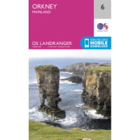 OS Landranger 6 Paper - Orkney - Mainland 1:50,000