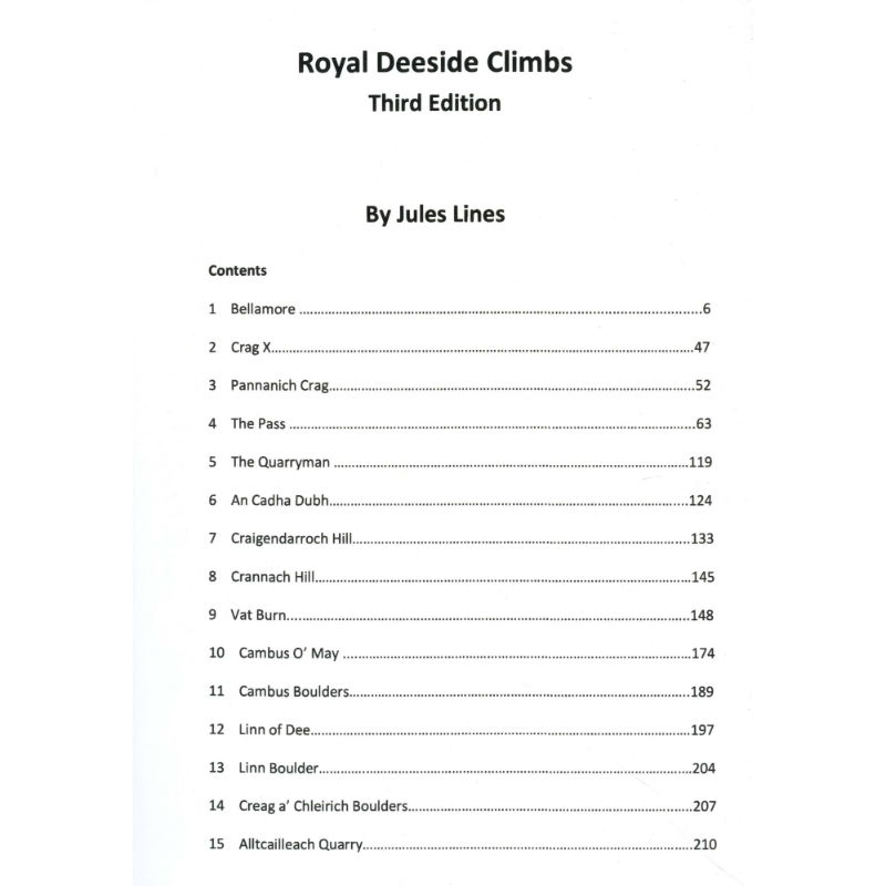 Royal Deeside Climbs