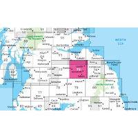 OS Landranger 73 Paper - Peebles, Galashiels & Selkirk adjacent