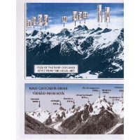 West Col Map & Guide - Elbrus - Upper Baksan Valley detail