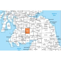 OS Explorer 329 Paper - Lowther Hills, Sanquhar & Leadhills adjacent