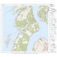 OS Landranger 62 Paper - North Kintyre & Talbert sheet