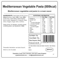 Expedition Foods Mediterranean Vegetable Pasta (Vegetarian, 800kcal)\t\t\t\t\t\t\t\t\t\t\t\t\t