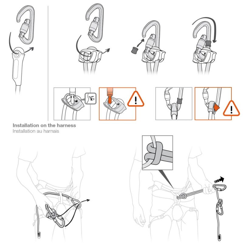 Petzl Dual Connect Adjust instructions