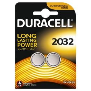 Duracell CR2032 Lithium Batteries (pack of 2)