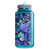 Nalgene Tritan Sustain Bottle Psychedelic Botanical Print Wide Mouth 1 Litre