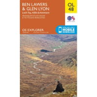 OS OL/Explorer 48 Paper - Ben Lawers and Glen Lyon 1:25,000