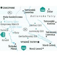 Kompass Map & Guide - High Tatra 1:25,000