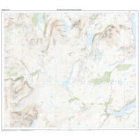 OS Explorer 447 Paper - Ben Hope, Ben Loyal and Kyle of Tongue 1:25,000 south sheet