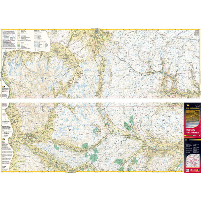 Harvey Superwalker XT25 Yorkshire Dales North West 1:25,000 sheet