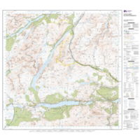 OS Landranger 42 Paper - Glen Garry & Loch Rannoch sheet