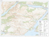 OS Explorer 391 Paper - Ardgour & Strontian 1:25,000 sheet