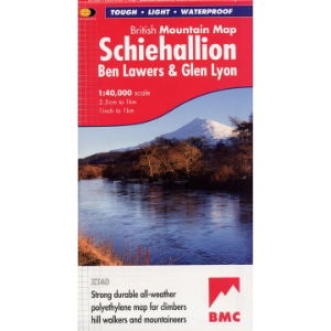 BMC Waterproof Mountain Map - Schiehallion, Ben Lawers & Glen Lyon 1:40,000